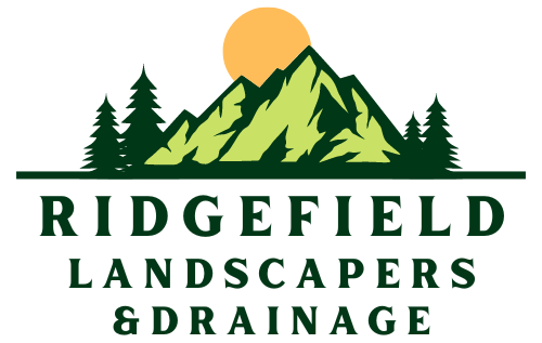 Ridgefield Landscapers & Drainage logo.